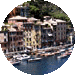 The seven cities of Tigullio: Portofino, Santa M.L., Rapallo, Zoagli, Chiavari, Lavagna, Sestri L.